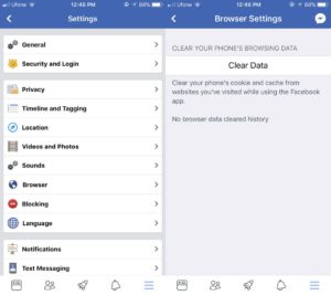 How To Clear The Facebook App Browser Cache - Next Generation Portal