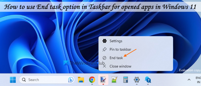 Using the End Task Option on the Taskbar to Close Unresponsive Programs ...